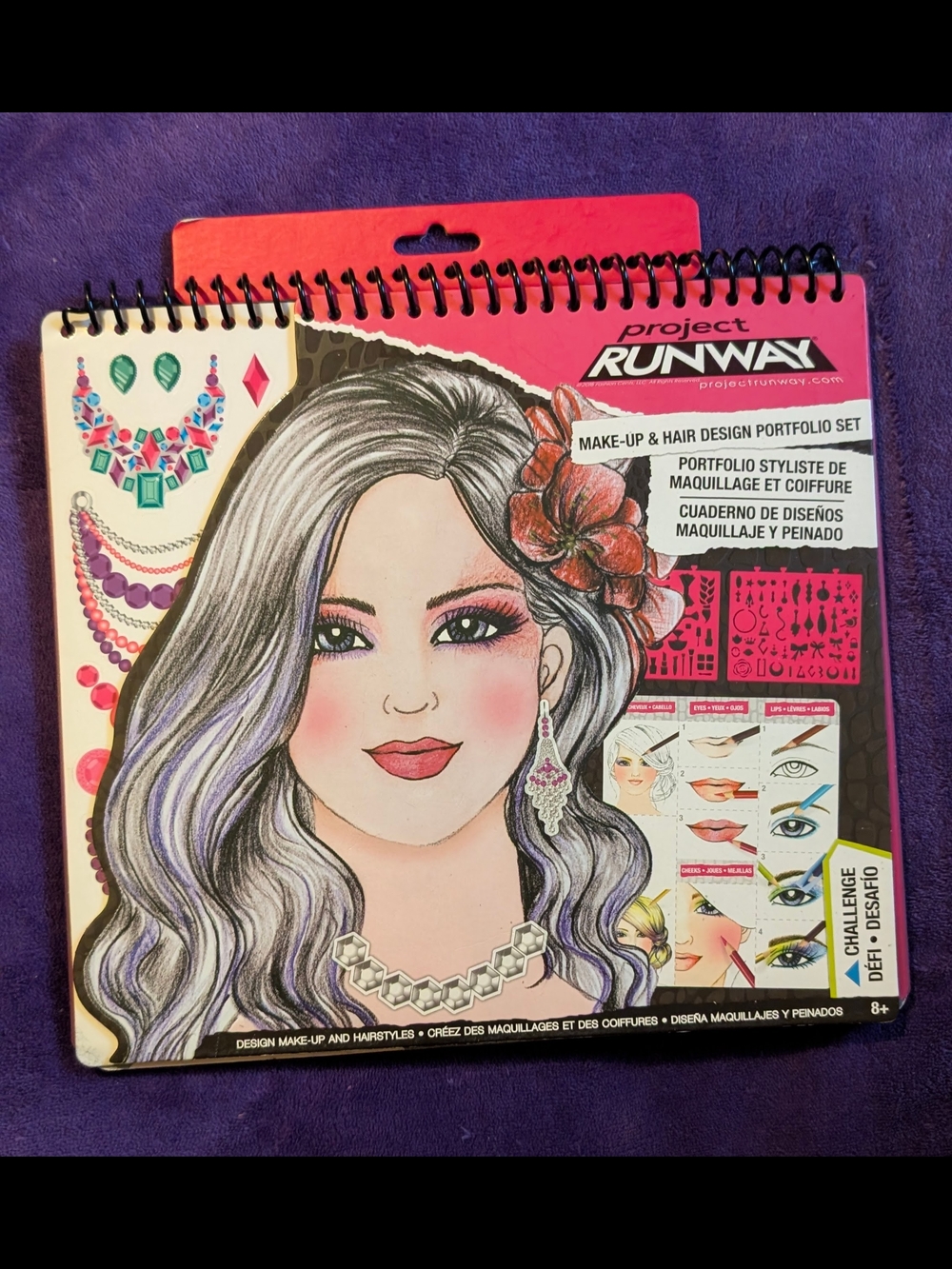 NWT Project Runway Make-Up & Hair Design Portfolio Kit Deadstock Fashion Angels